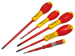 Stanley Tools FatMax VDE Insulated Screwdriver Set, 5 Piece Plusminus £48.49